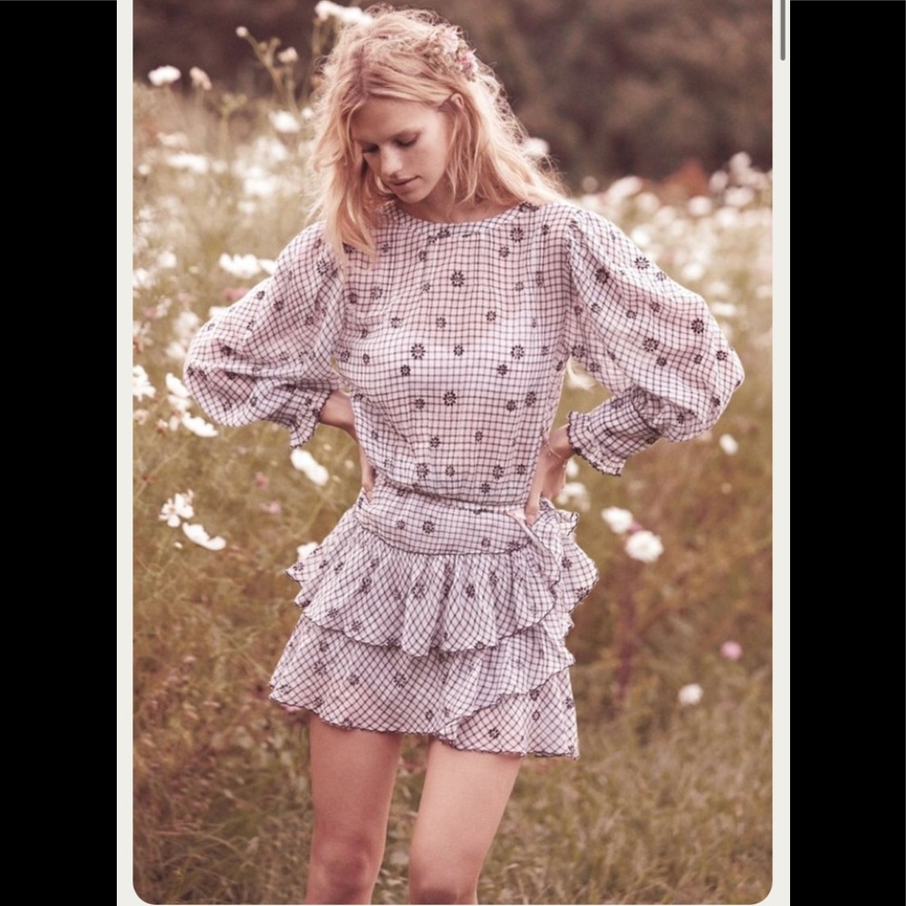 Beautiful LoveShackFancy Lorelei Mini Dress Small